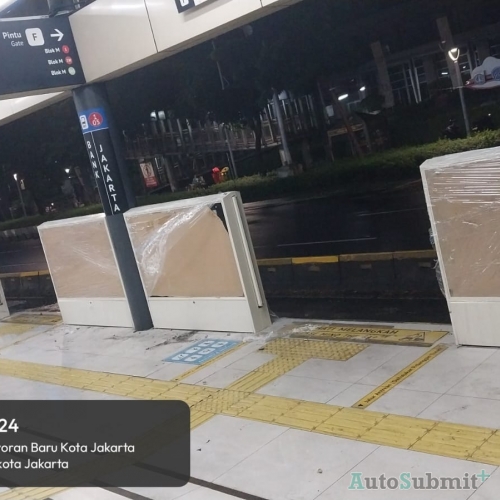Hurricane Platform Screen Door Pintu Layar Peron untuk Gerbang Pintu Utama Gedung Perkantoran/Mall